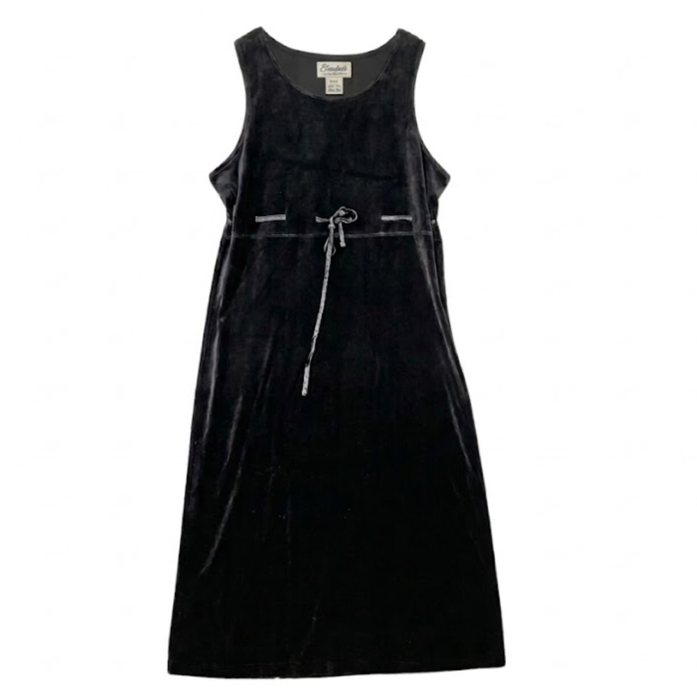 NWT Elisabeth by Liz claiborne Black velvet maxi dress style Plush Life